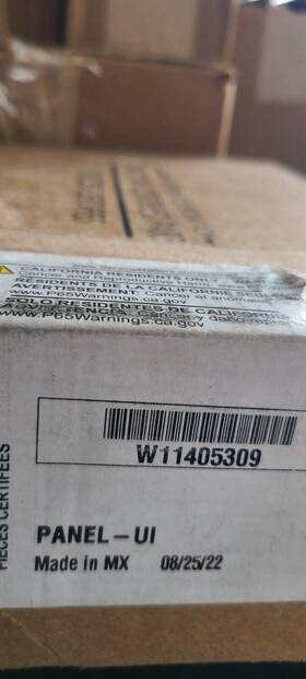 W11405309 Whirlpool Oem Refrigerator User Interface New