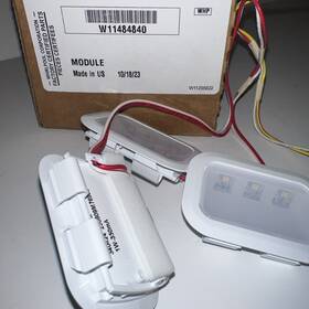 W11484840 Whirlpool New Refrigerator 3 Led Light Module And Harness