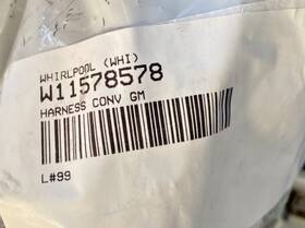 W11578578 Whirlpool Brand New Original Harness Conv Saame Day Shipping
