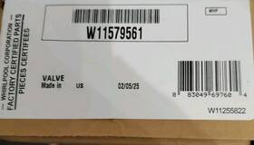 W11579561 Whirlpool Refrigerator Water Valve