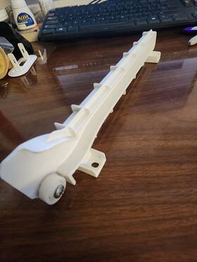 W11595232 Whirlpool Refrigerator Bottom Crisper Track Left Side