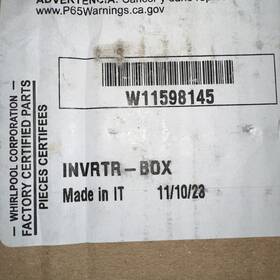 W11593911 Whirlpool W11598145 Oem Appliance Invrtr-box W11593911 Whirlpool W11598145 Oem Appliance Invrtr-box