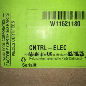 W11621180 Whirlpool Oem Appliance Cntrl-elec