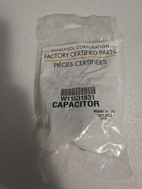 W11631831 Whirlpool Genuine Oem Run Capacitor