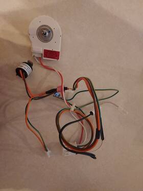 W11661931 Whirlpool Refrigerator Evaporator Motor
