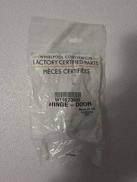 W11673500 Whirlpool Genuine Oem Refrigerator Door Hinge Spacer