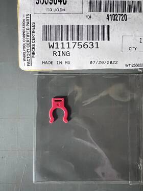 W11175631 Whirlpool W11678575 New Genuine Oem Refrigerator Lock Ring Red Clip