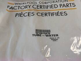 W11686799 Whirlpool Refrigerator Water Tube