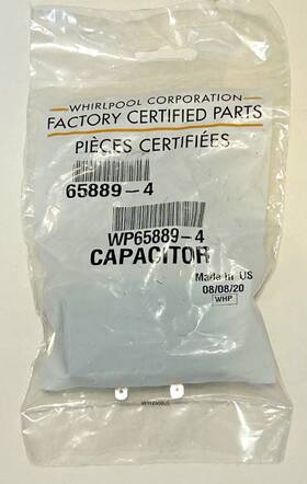 Wp65889-4 Whirlpool Oem Refrigerator Run Capacitor - New In Package