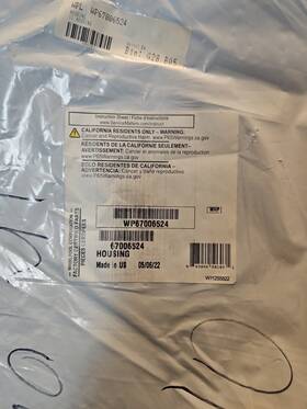 Wp67006524 Whirlpool Genuine 67006524 Refrigerator Water Filter Housing And Tube Assembly