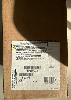 Wp8183270 Whirlpool Refrigerator Door Latch Genuine Oem Replacement