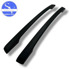 Wpw10119665 Whirlpool Amana Refrigerator Door Handle Black W10119665 Set 2