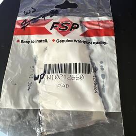 Wpw10212660 Whirlpool W11113654 New In Sealed Bag Genuine Appliance Pad Wpw10212660 Whirlpool W11113654 New In Sealed Bag Genuine Appliance Pad