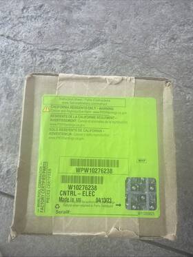 Wpw10276238 Whirlpool Part Number Refrigerator Control Board