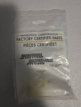 Wpw10277958 Whirlpool Genuine Oem Refrigerator Hose Connector