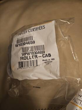 Wpw10304659 Whirlpool W10304659 Genuine Oem Refrigerator Wheel Assembly - B84