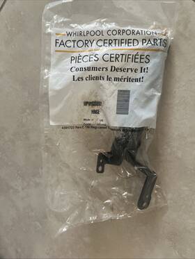 Wpw10358931 Whirlpool New Oem Hinge