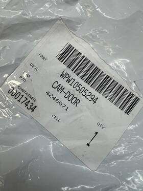 Wpw10505294 Whirlpool New Oem Cam Door