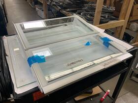Wpw10709175 Whirlpool Oem Refrigerator Glass Tuck Away Shelf New Open Box 27a
