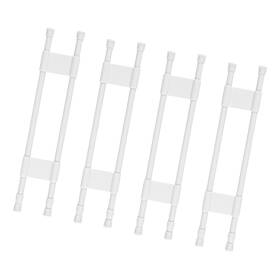 Wo-126-sdrb Wogomz 4 Sets Double Rv Refrigerator Bars 15.8 Inch -27.6 Adjustable Non-slip Fridge Wo-126-sdrb Wogomz 4 Sets Double Rv Refrigerator Bars 15.8 Inch -27.6 Adjustable Non-slip Fridge
