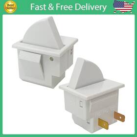 Xfybzn 711181540888 2pcs Refrigerator Door Light Switch 2 Feet Compatible For Ge Whirlpool Maytag