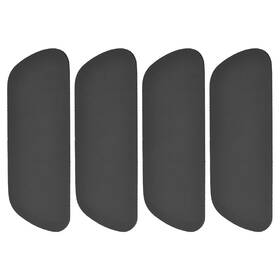 Zaplyte 724117658557 4pcs Refrigerator Drip Catcher Water Absorbent Pad For Black