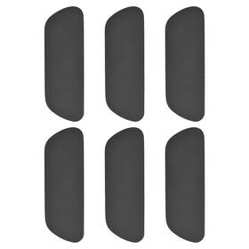 Zaplyte 724117658564 6pcs Refrigerator Drip Catcher Water Absorbent Pad For Black