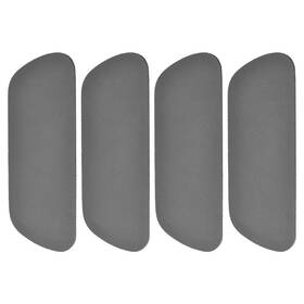 Zaplyte 724117658588 4pcs Refrigerator Drip Catcher For Fridge Water Dispenser Pan Dark Grey