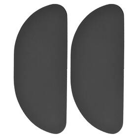 Zaplyte 724117658601 2pcs Refrigerator Drip Catcher Non-slip Fridge Water Dispenser Tray Black