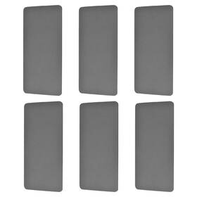Zaplyte 724117658687 6pcs Square Fridge Drip Tray For Refrigerator Water Dispenser Dark Grey