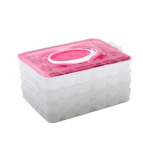 498l818o3r518r Zerodeko Food Storage Container Dumpling Organizer Stackable Portable Freezer