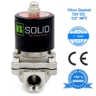 U. S. Solid 1/2" Stainless Steel Electric Solenoid Valve 12V Dc Normally Closed. Fixed Price $48.49.