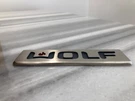 Wolf Stove Range Oven Hood Nameplate Emblem Decal Placard Logo Ships World. Fixed Price $111.22.