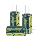 Cermant 5PCS 63V 3300UF Aluminum Electrolytic Capacitors 18X40MM0.71X1.57IN H.... Fixed Price $13.28.