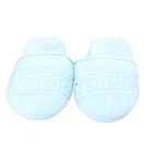 Versace Home "greca Key" Unisex Light Blue Slippers Shoes. Fixed Price $119.99.