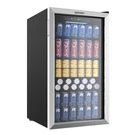 Euhomy Beverage Refrigerator Cooler, 130 Can Mini Fridge With Glass Door For .... Fixed Price $322.60.