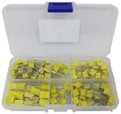 0.1UF, 0.01UF, 0.001UF, 100PF, Yellow Box Mkt Polyester Film Capacitor A.... Fixed Price $22.31.