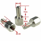 100PCS 4-40 Hex D-sub Vga Dvi DB9. Fixed Price $19.99.