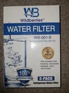 Wildberries Samsung Kenmore WB-001-S Water Filter 3 Pack. Fixed Price $23.99.