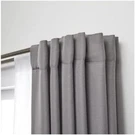 Umbra Twilight Double Curtain Rod Set Wrap Around Darkening Design Nickel 28-48". Fixed Price $50.28.