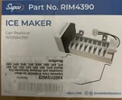 W10884390 Supco RIM4390 Refrigerator Icemaker Cube For Whirlpool Replacement. Fixed Price $59.99.