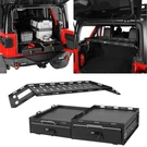 Interior Rack Cargo Drawer Fridge Slide Mount For Jeep Wrangler Jk Jl 15-26 4DR. Fixed Price $649.75.