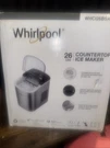 Whirlpool 26LB/DAY Capacity Ice Maker Countertop Led Display Stainless Steel. Fixed Price $75.00.