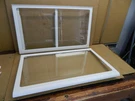 Refrigerator Glass Shelves - W/glides (wear) Part # WR32X10857 WR71X10995. Fixed Price $127.98.