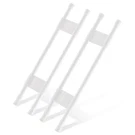 Cesilili Sets Double Rv Refrigerator Bars, 15.8 - 27.6 Inches, White. Fixed Price $13.35.