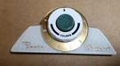1956 Crosley Shelvador CAE-8 Refrigerator Power Defrost Knob Button & Badge. Fixed Price $65.00.