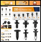 Universal Plastic Fender Clips - 200 Pcs Push Bumper Fastener Rivets, 6 Sizes Au. Fixed Price $17.99.