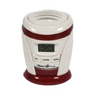 Genius Air Plus GH2187 Ionic Refrigerator Freshener Deodorizer White Burgundy. Fixed Price $20.00.