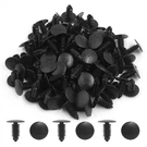 Manshu 200 Pcs Black Plastic Push Clip Fasteners, 7MM Hole Size, Universal Au.... Fixed Price $16.92.