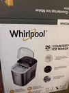 Whirlpool Counter Top Ice Maker, 26LBS Daily Production 1.5LBS Storage Capacity.. Fixed Price $33.69.